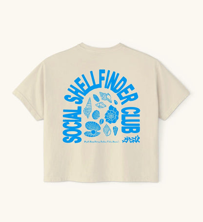 Shellfinder Social Club Crop-Top Bone
