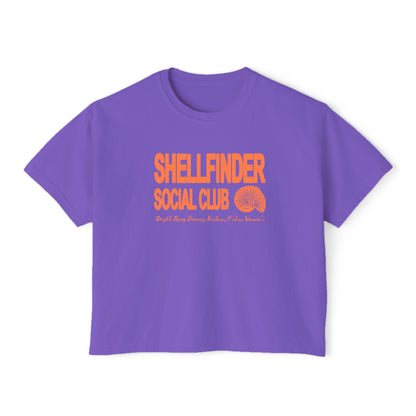 Shellfinder Social Club Crop-Top Purple
