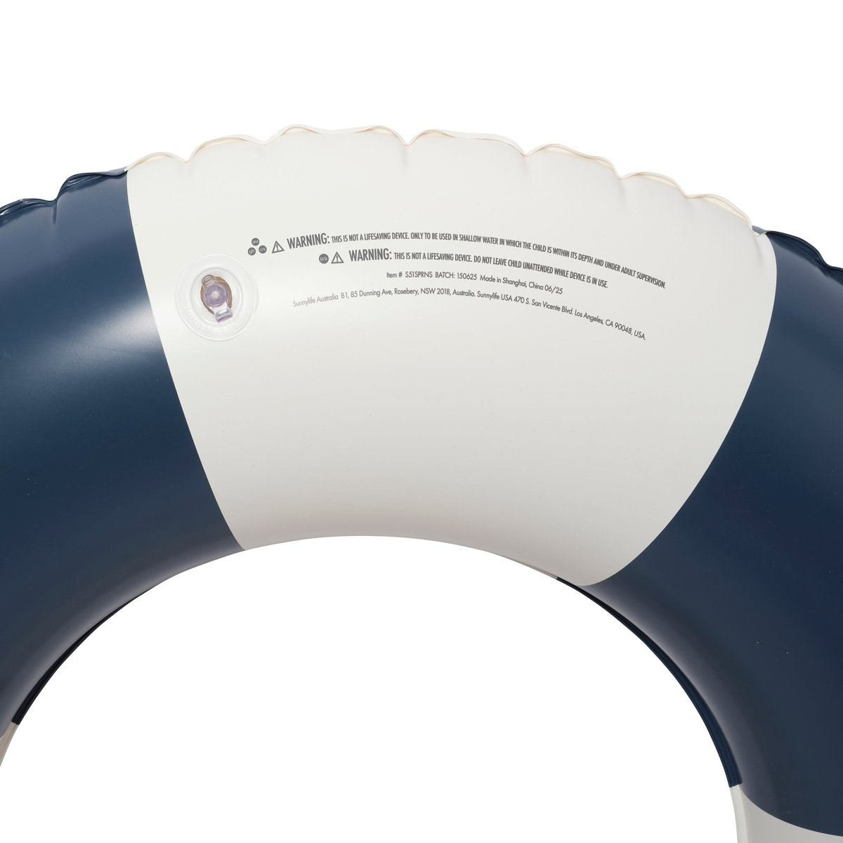 Slim Tube Pool Ring - Le Weekend Navy Stripe