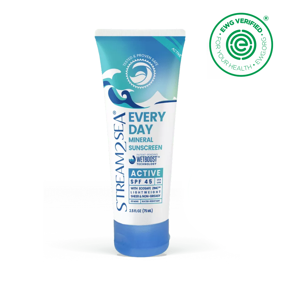 STREAM2SEA Every Day Reef-Safe Sunscreen SPF 45 - Active