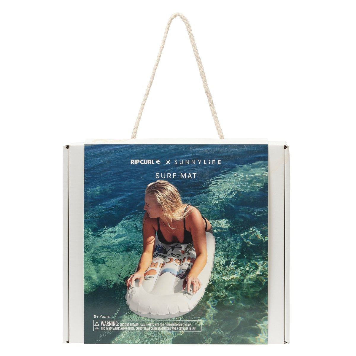 Surf Mat - Welcome to Paradise White