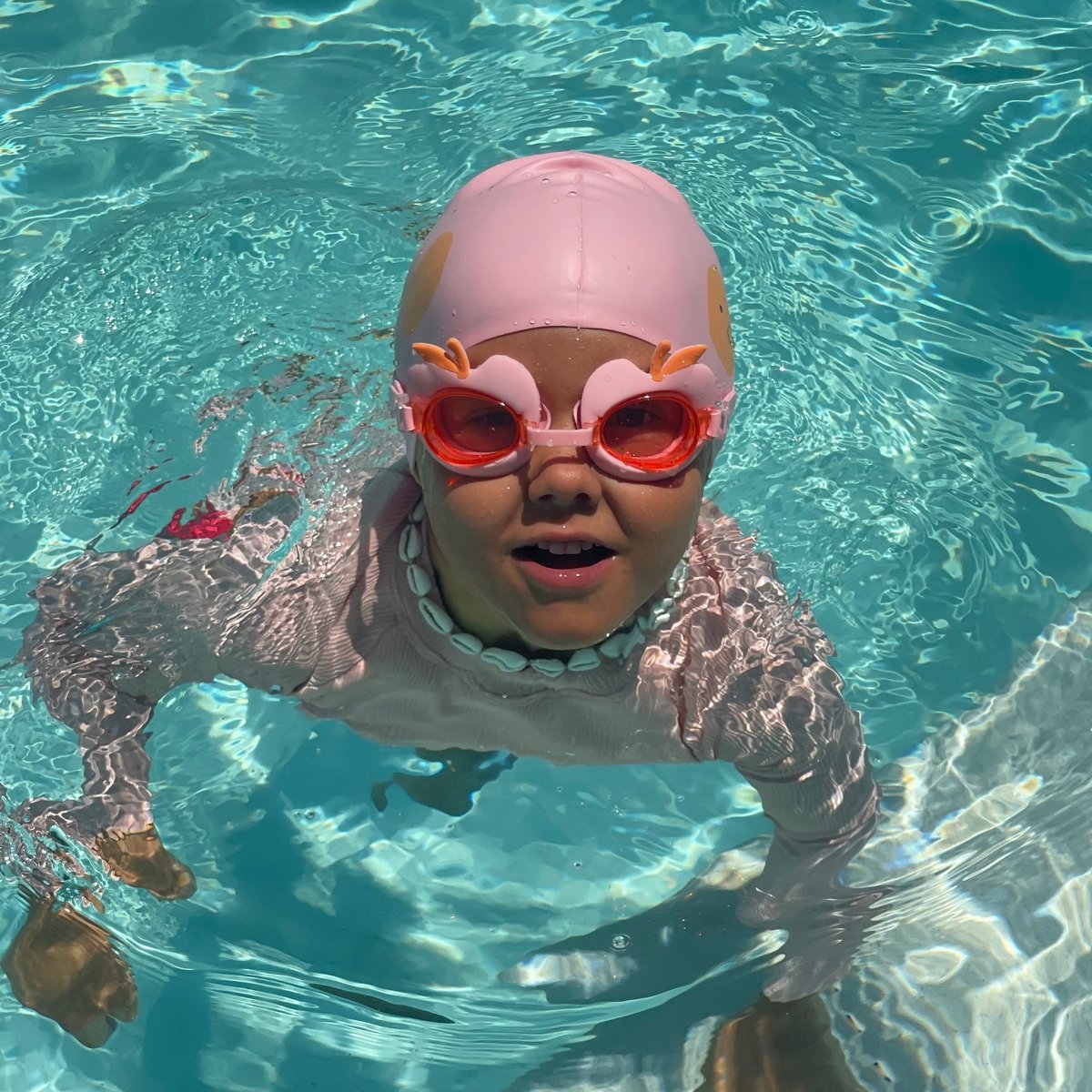 Swimming Cap - Cotton Candy Pink
