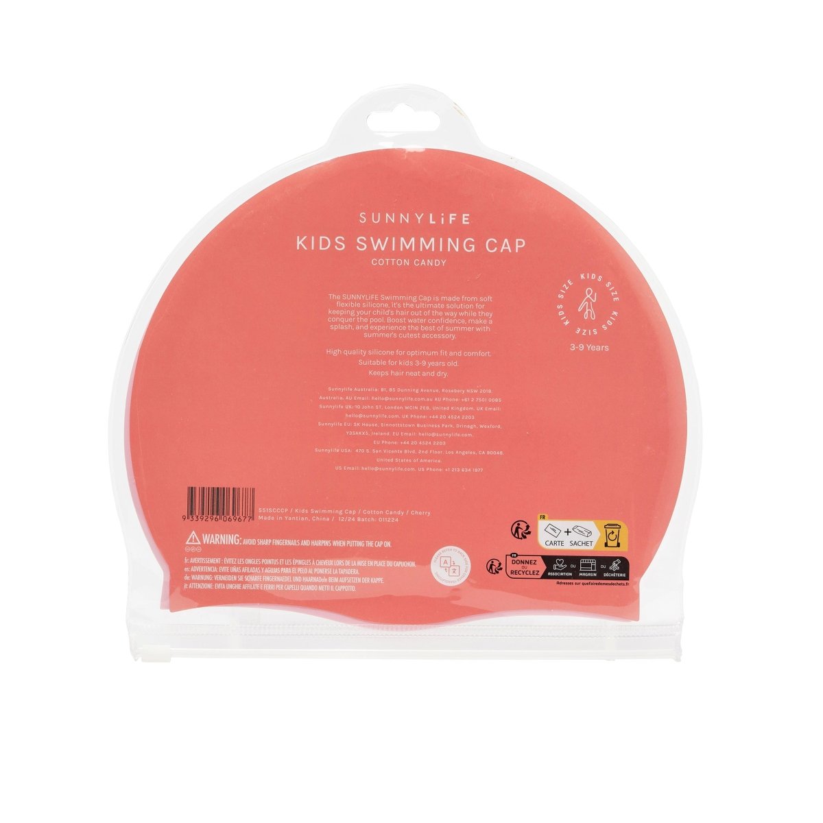 Swimming Cap - Cotton Candy Pink
