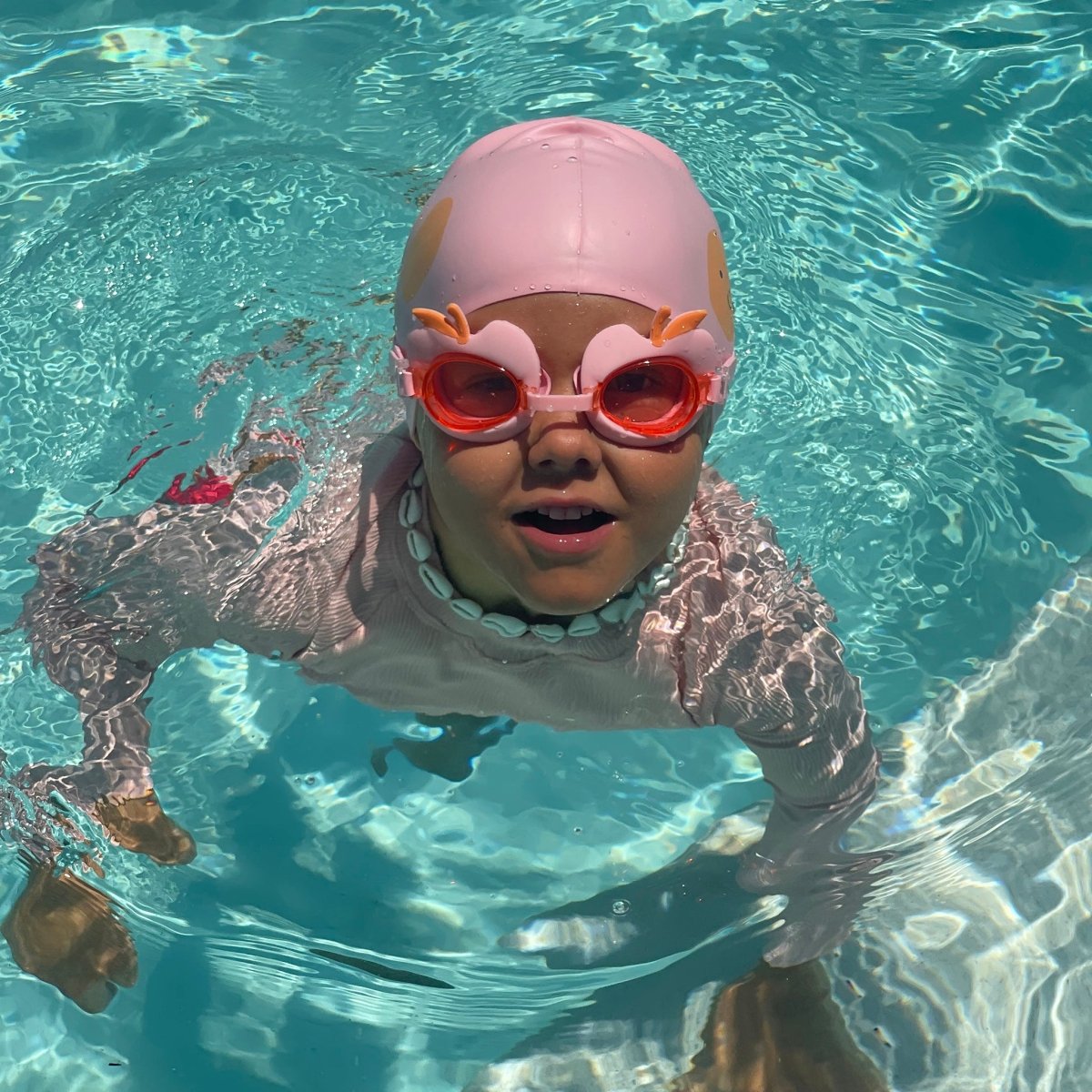 Swimming Goggles - Cotton Candy Pink