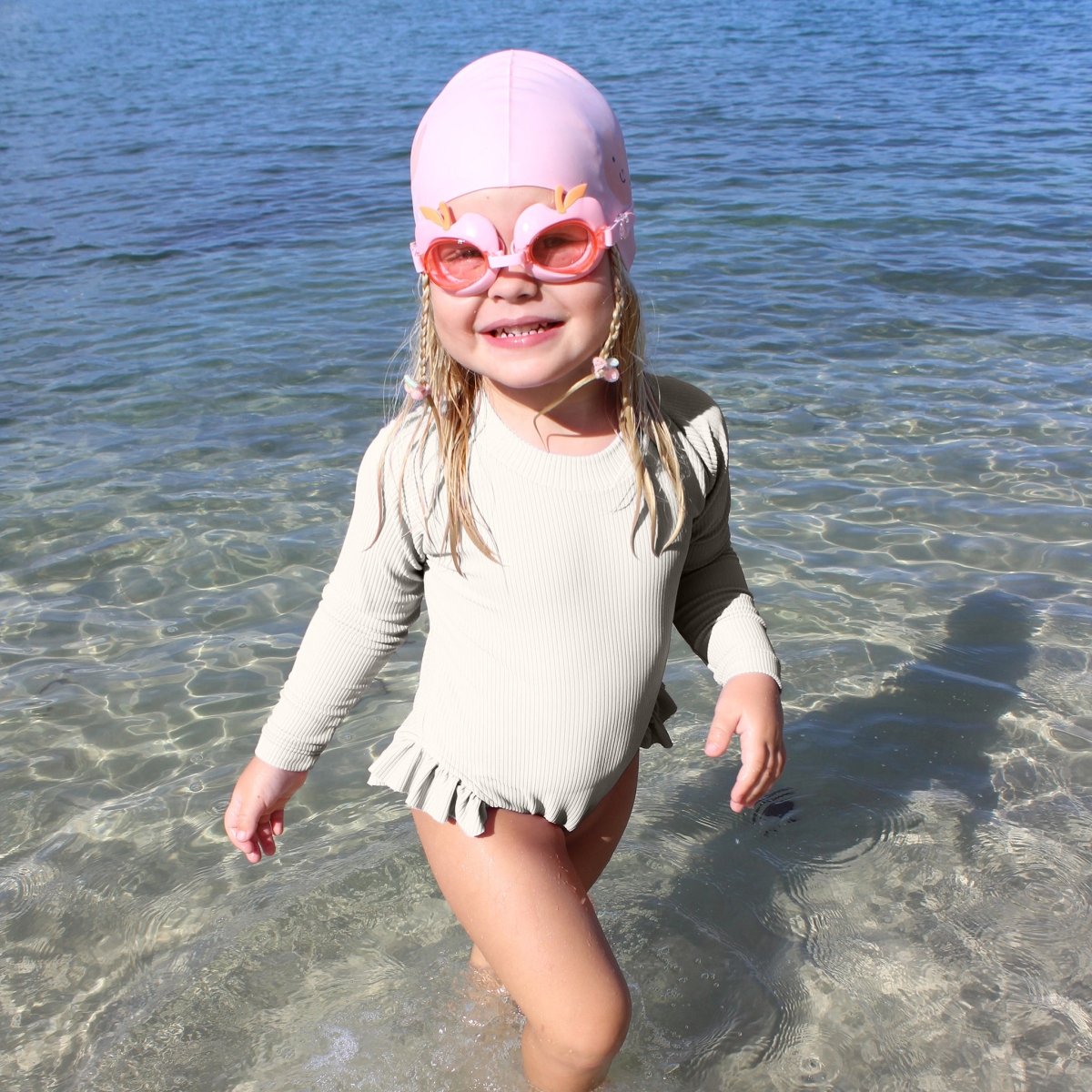 Swimming Goggles - Cotton Candy Pink