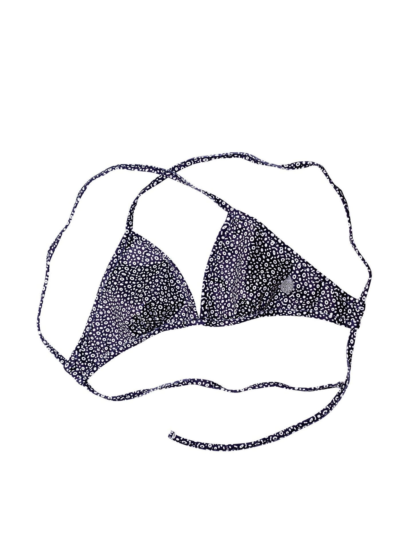 Spotted Eagle Ray Reversible String Bikini Top