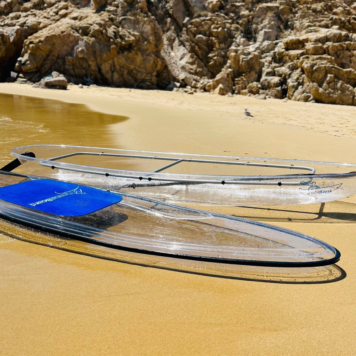 EXCLUSIVE Crystal Clear Transparent PaddleBoard SUP Package - LUXUSFIT Luxury Exercise & Recovery Equipment