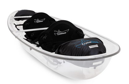 EXCLUSIVE Crystal Clear Transparent Kayak Package - LUXUSFIT Luxury Exercise & Recovery Equipment