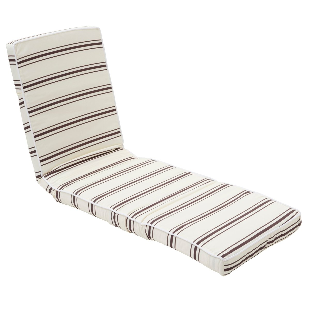 The Lounger Chair - Charcoal Stripe
