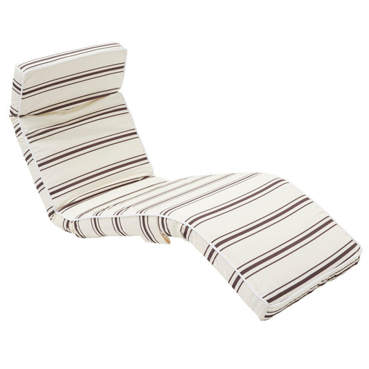 The Lounger Chair - Charcoal Stripe