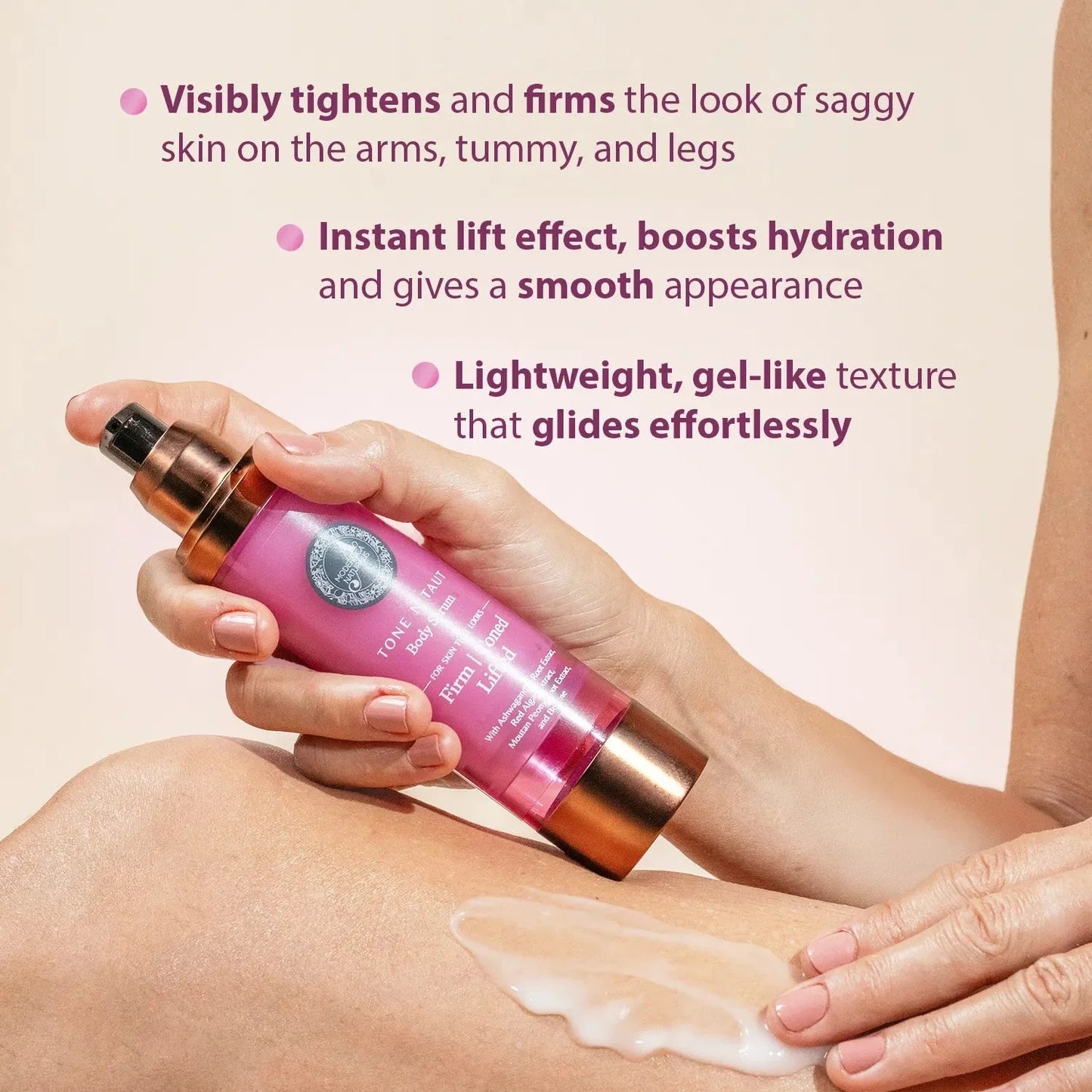 Tone N Taut Body Serum - Tightens and firms the appearance of saggy, crepey skin on your arms, legs and belly