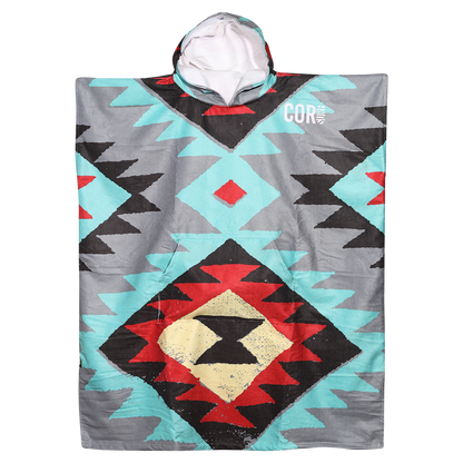 Changing Towel Poncho by COR Surf - Tribal-Tech (Large)