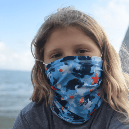 Turtles Neck Gaiter Face Scarf