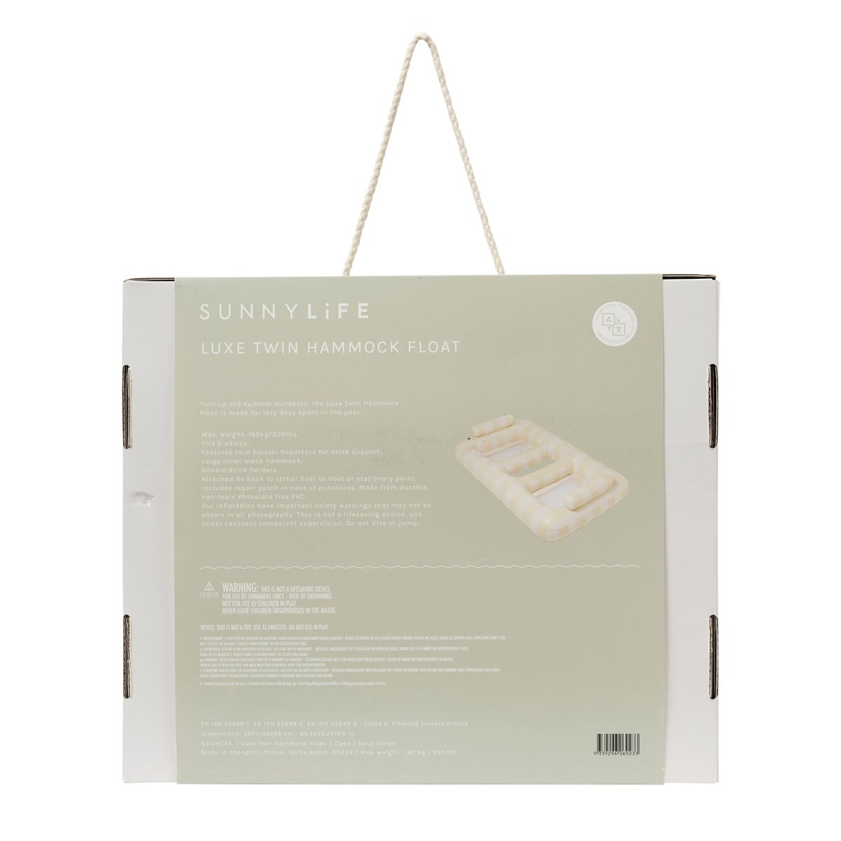 Twin Hammock - Mustard Stripe