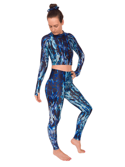 Abalone Restoration Cropped Rashguard