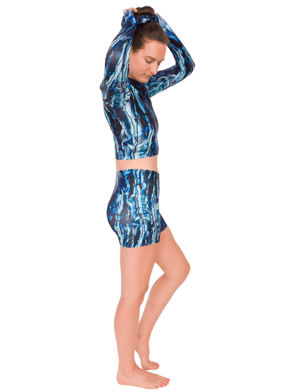 Abalone Restoration Cropped Rashguard