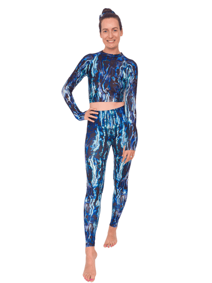 Abalone Restoration Cropped Rashguard