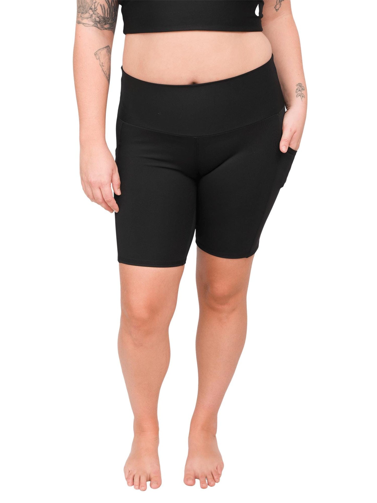 Black Circularity 8 Inch Shorts