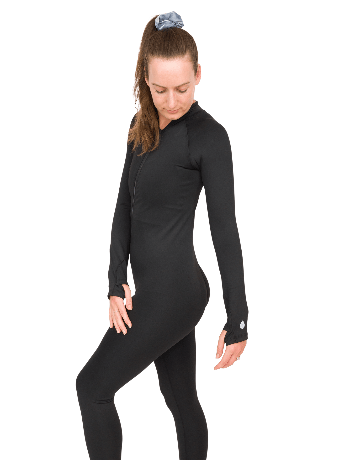 Black Circularity FULL-BODY Sun Suit