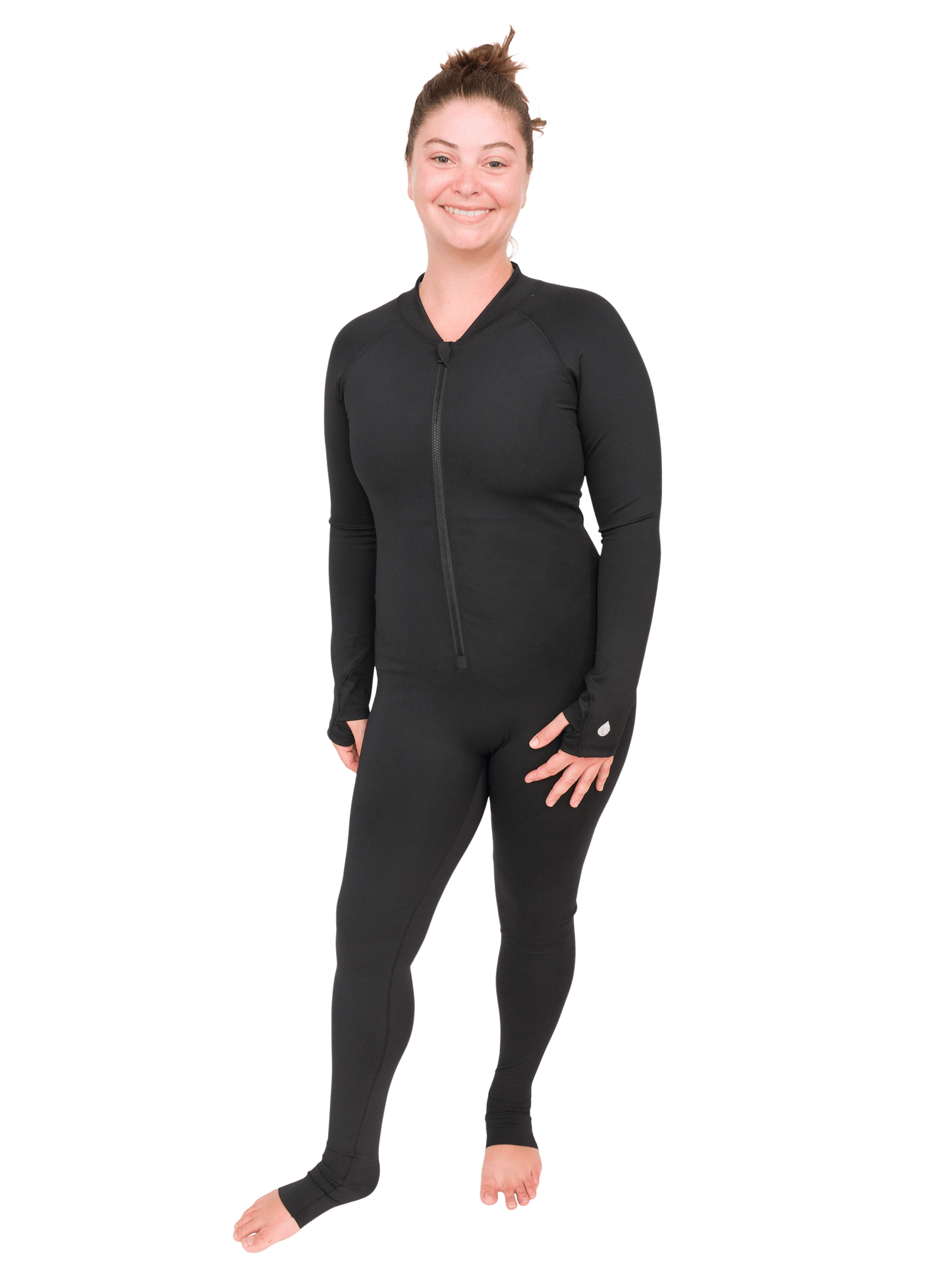 Black Circularity FULL-BODY Sun Suit