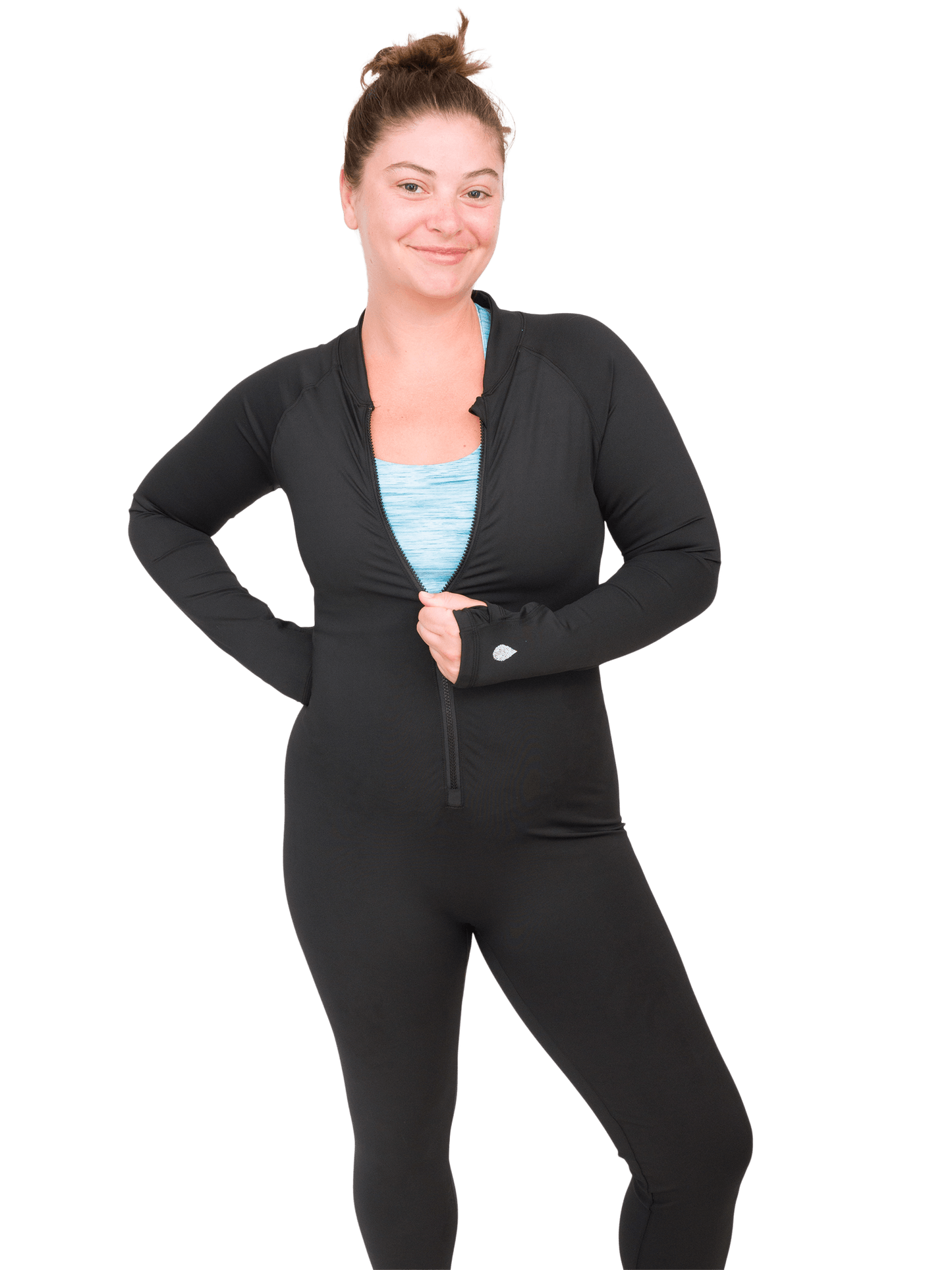 Black Circularity FULL-BODY Sun Suit