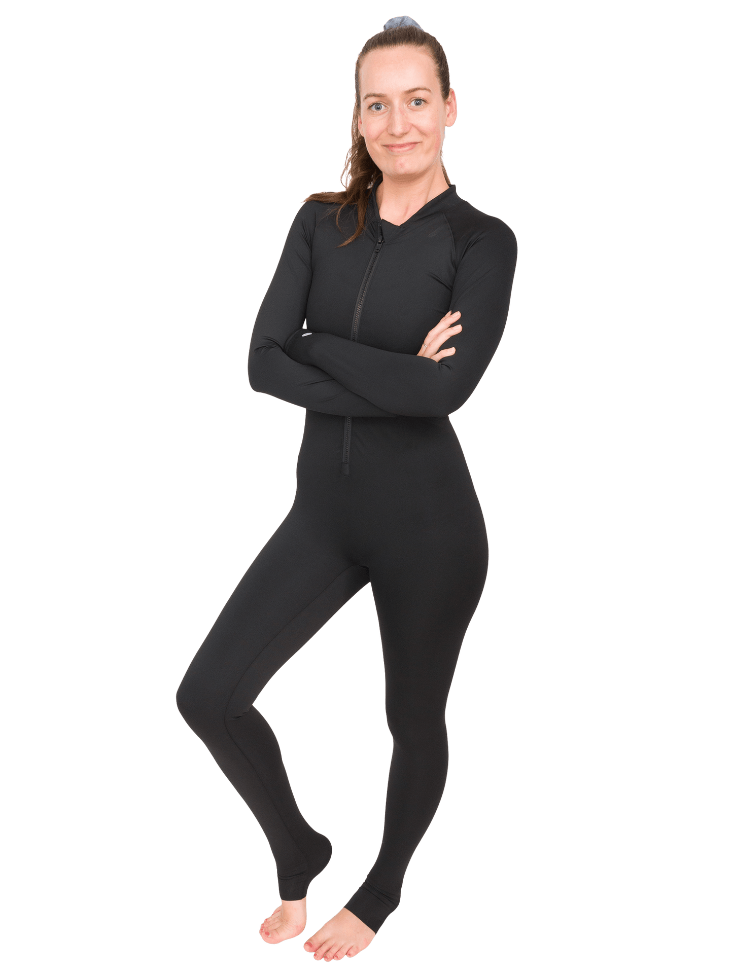 Black Circularity FULL-BODY Sun Suit