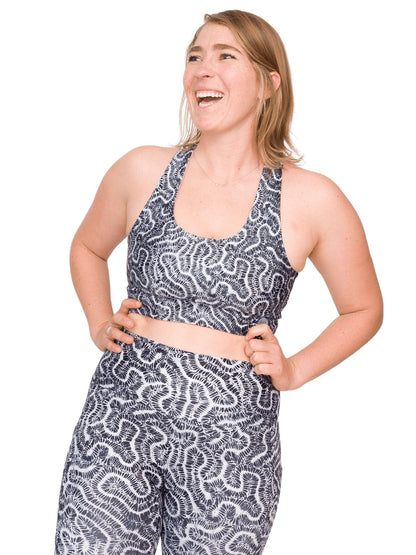 Coral Conservation Reversible Swim Top