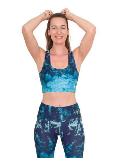 Fountain of Youth/Mermaid Camo Reversible Swim Top