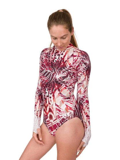 Invasive Lionfish - Long Sleeve Swimsuit | Sun Protection Suit