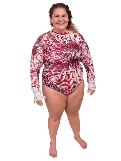Invasive Lionfish - Long Sleeve Swimsuit | Sun Protection Suit
