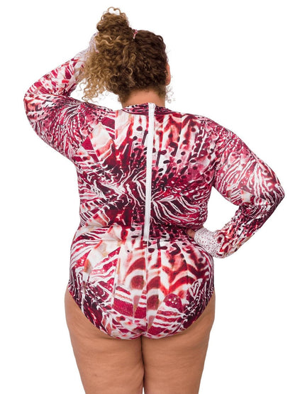 Invasive Lionfish - Long Sleeve Swimsuit | Sun Protection Suit