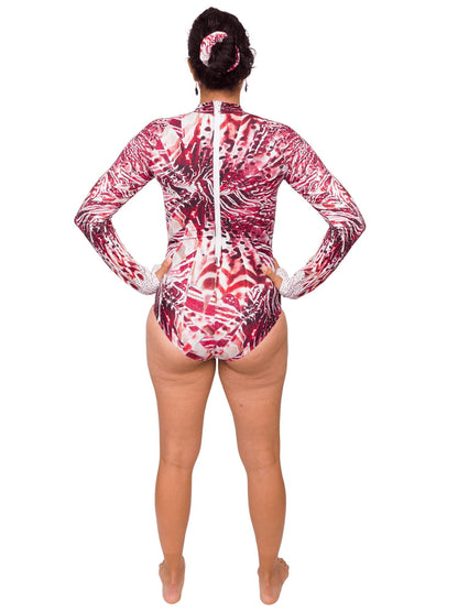 Invasive Lionfish - Long Sleeve Swimsuit | Sun Protection Suit