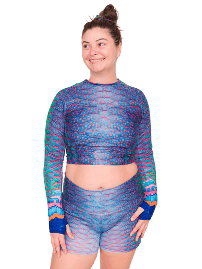 Parrotfish Protection Cropped Rashguard