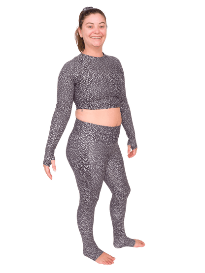 Spotted Eagle Ray Cropped Rashguard