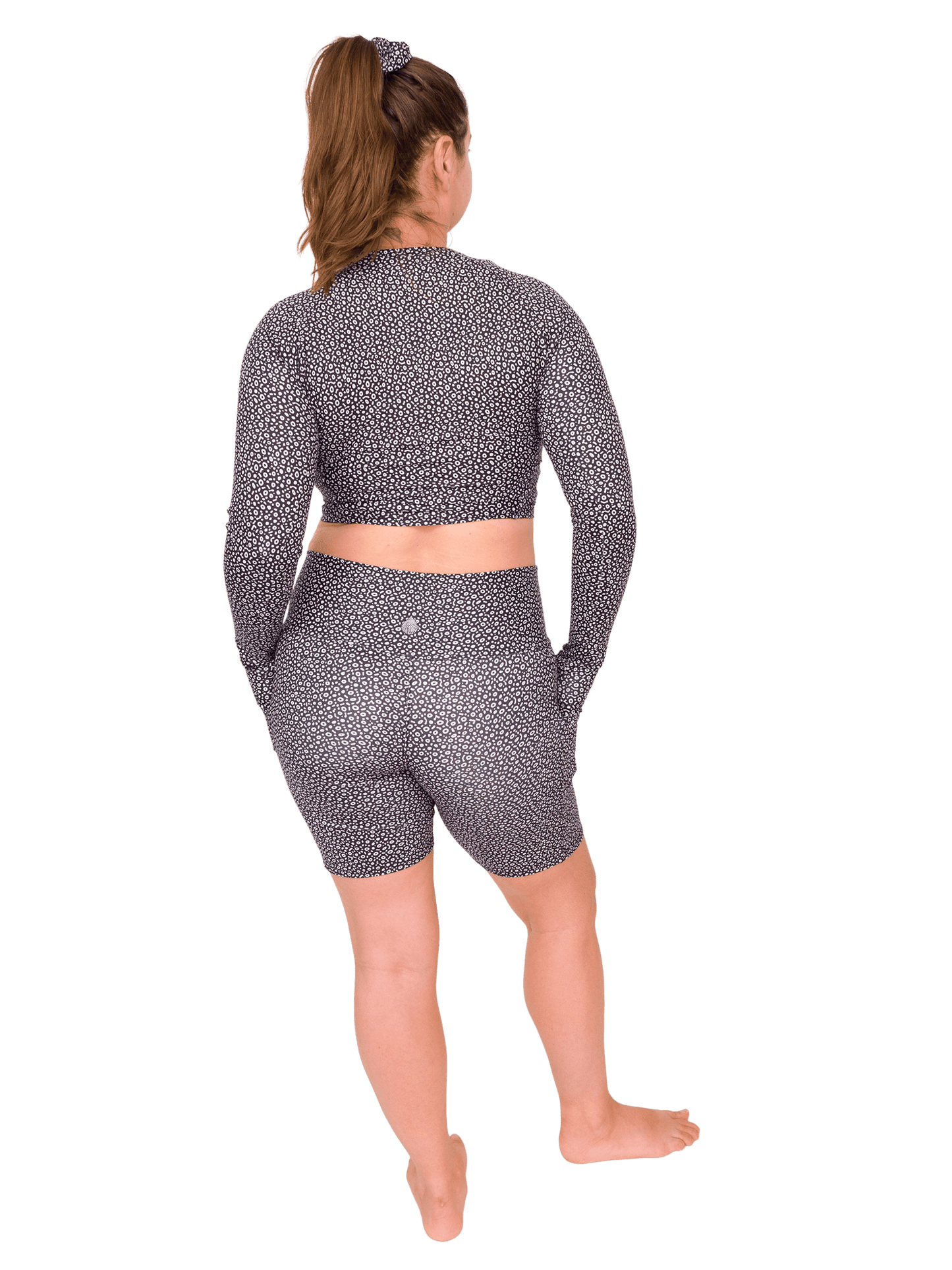 Spotted Eagle Ray Cropped Rashguard