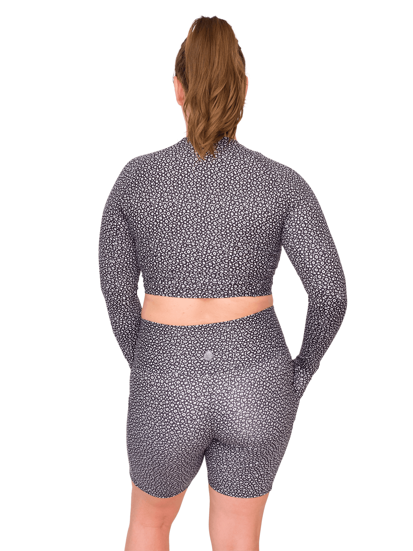 Spotted Eagle Ray Cropped Rashguard