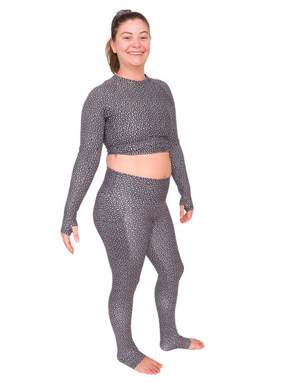 Spotted Eagle Ray Cropped Rashguard