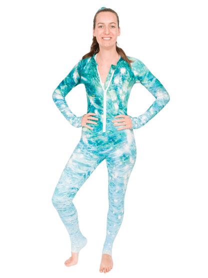 Sun-Kissed Sea Full-Body Snorkel & Dive Skin | Sun Protection Suit