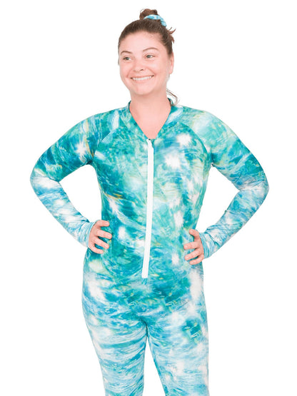 Sun-Kissed Sea Full-Body Snorkel & Dive Skin | Sun Protection Suit