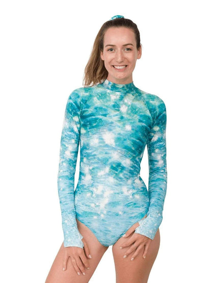 Sun-Kissed Sea Long Sleeve Swimsuit | Sun Protection Suit