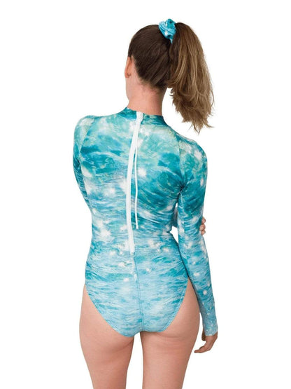 Sun-Kissed Sea Long Sleeve Swimsuit | Sun Protection Suit