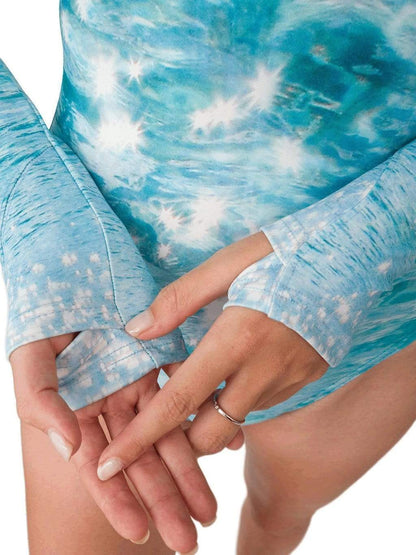 Sun-Kissed Sea Long Sleeve Swimsuit | Sun Protection Suit