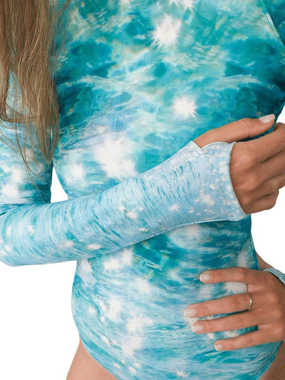 Sun-Kissed Sea Long Sleeve Swimsuit | Sun Protection Suit