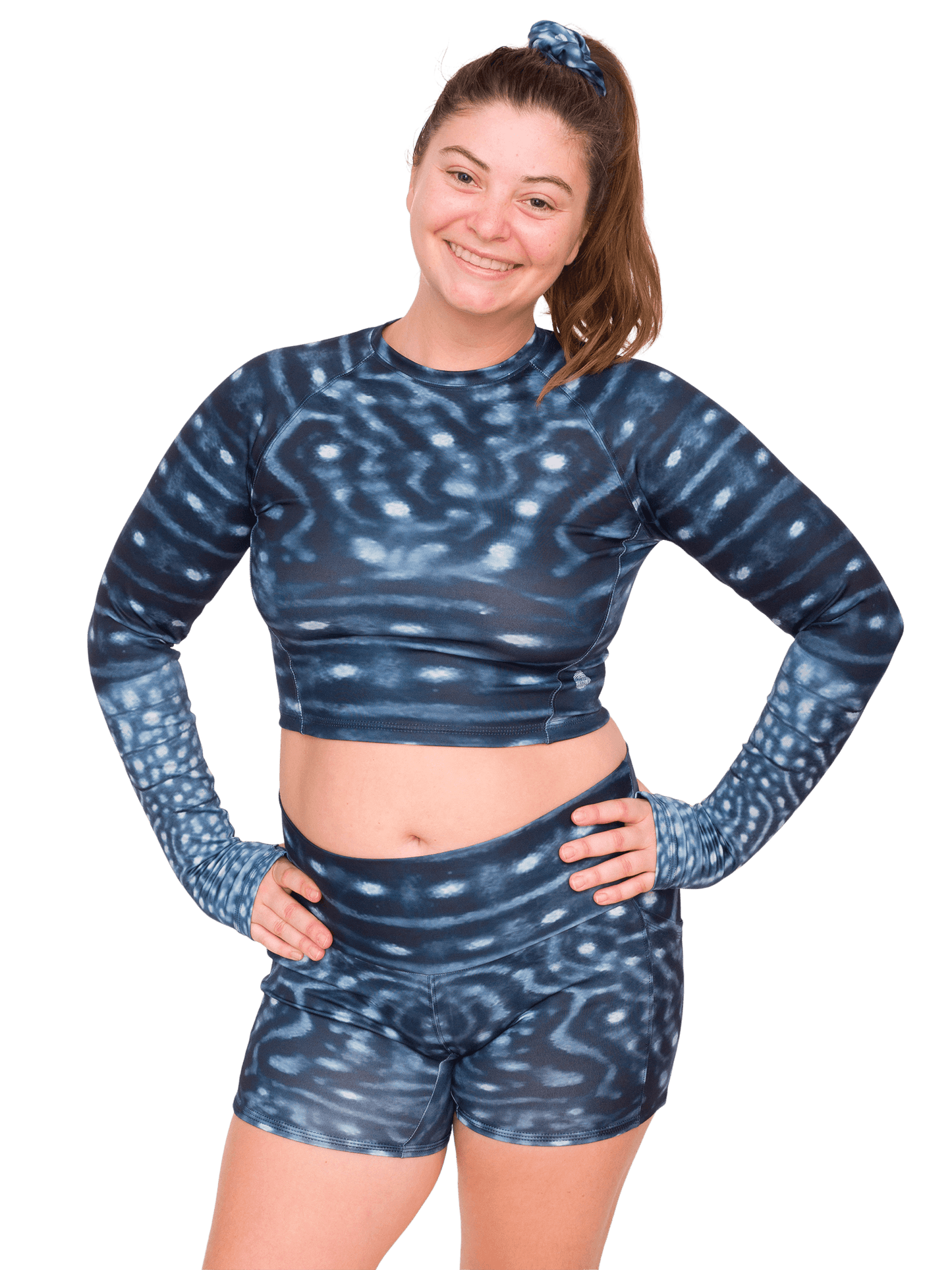 Whale Shark Warrior Cropped Rashguard