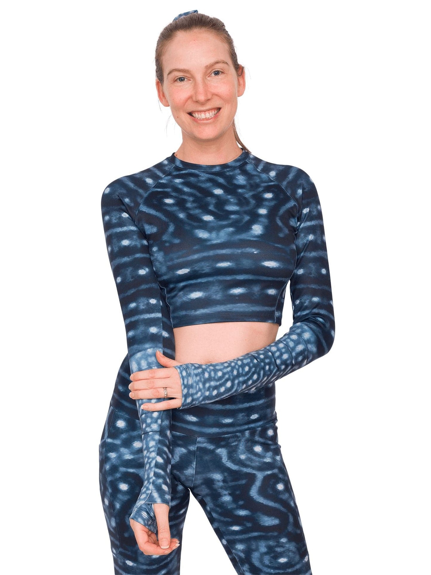 Whale Shark Warrior Cropped Rashguard