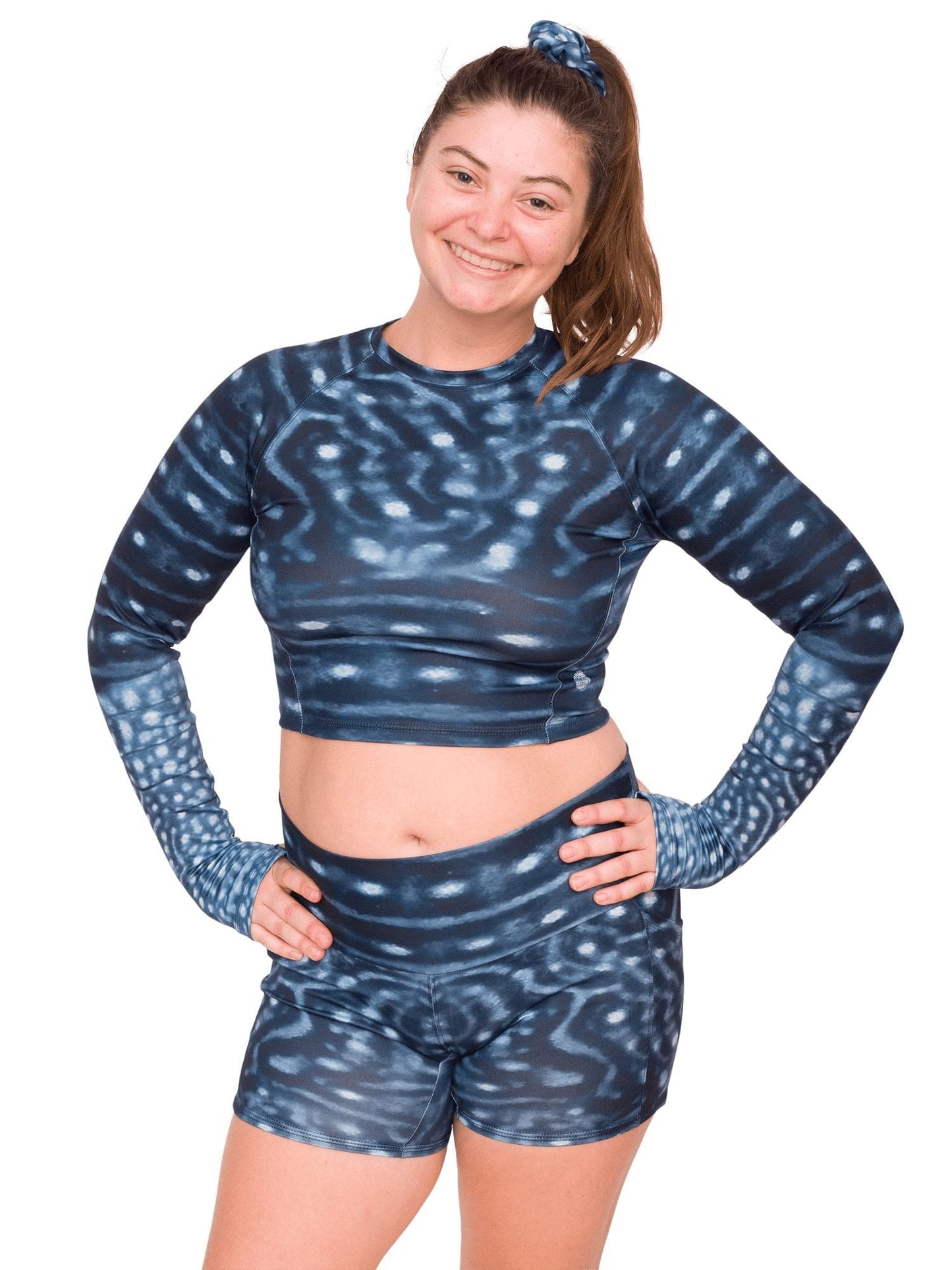 Whale Shark Warrior Cropped Rashguard