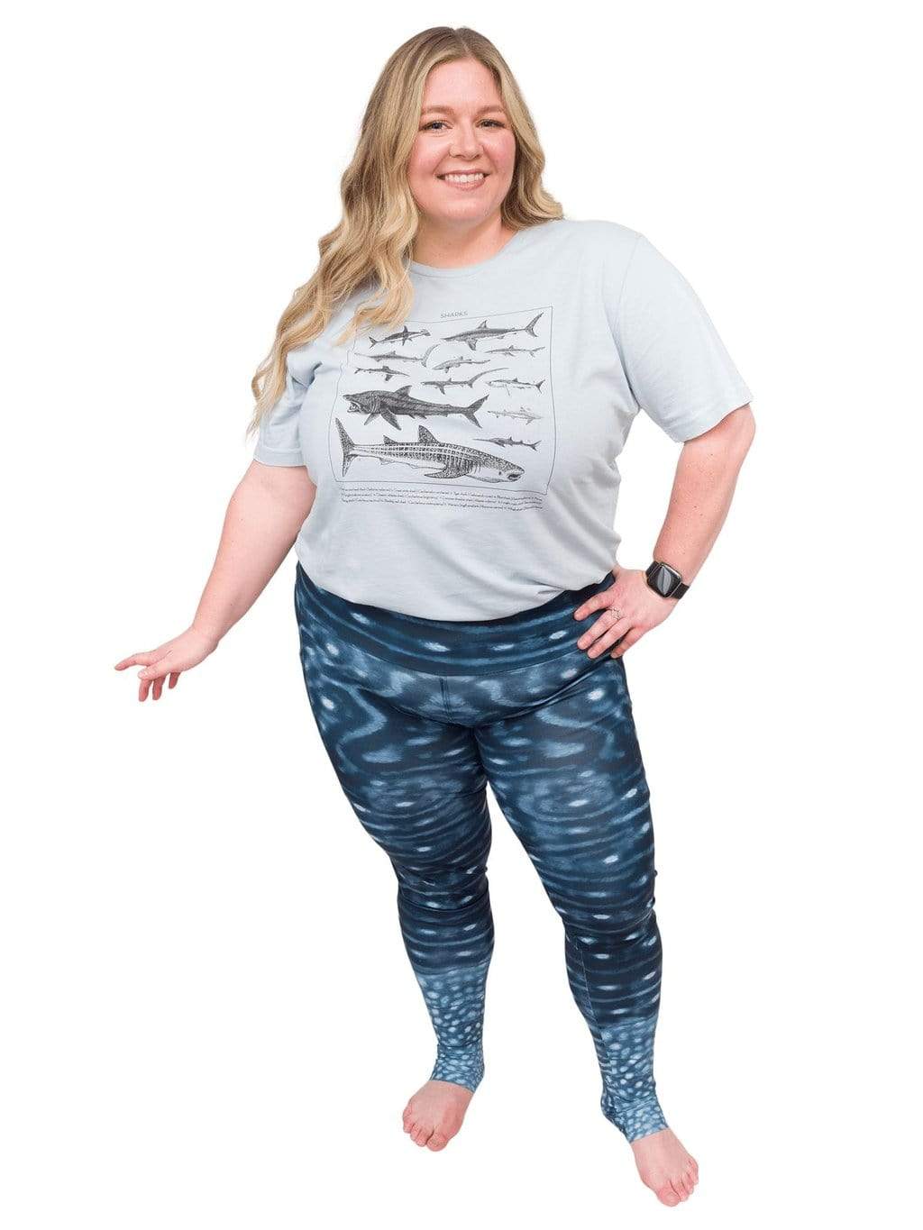 Whale Shark Warrior Leggings