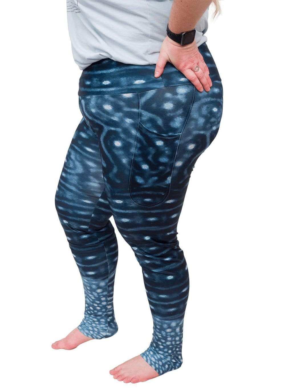 Whale Shark Warrior Leggings