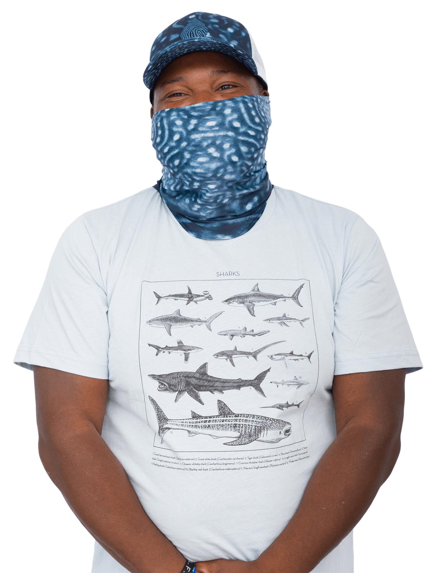 Whale Shark Warrior Sun Mask