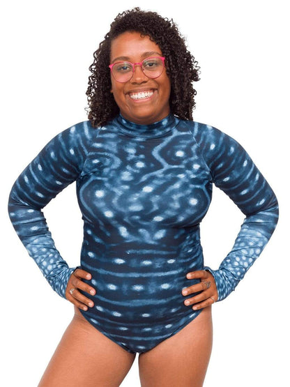 Whale Shark Warrior - Long Sleeve Swimsuit | Sun Protection Suit